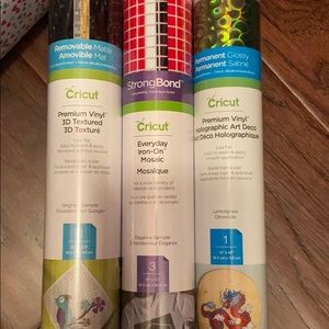 cricut vinyl and iron on